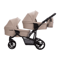 Коляска для двойни 2 в 1 Bebetto B 42 Pro -22 бежевый
